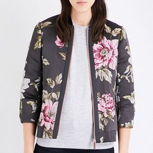 Ted Baker Hartye Floral Jacquard Bomber Jacket 2
